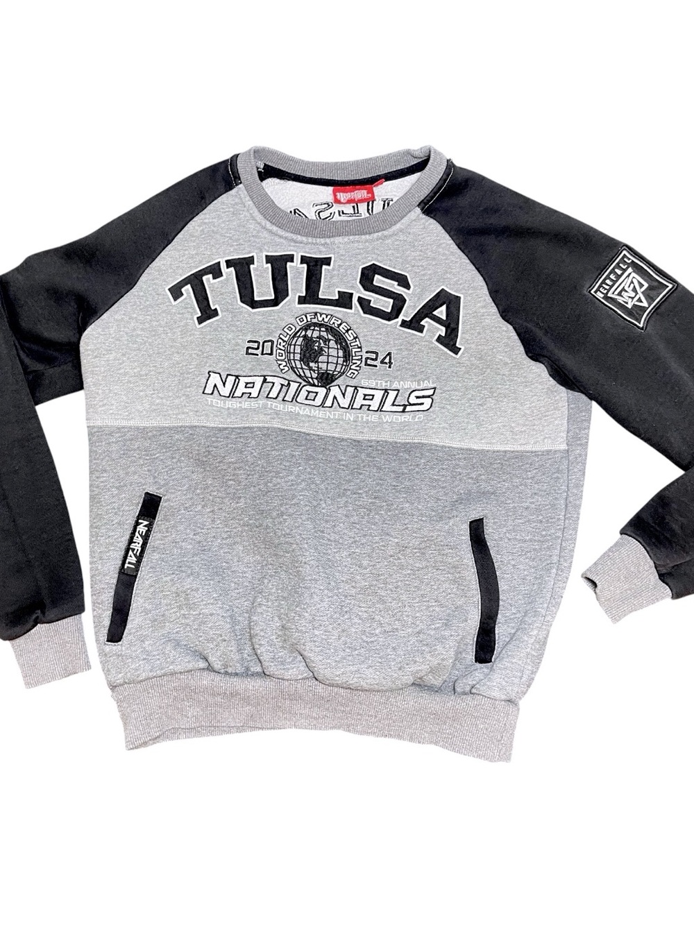NEARFALL x Tulsa Nationals Wrestling Sweatshirt 2024 Youth Pullover Kids